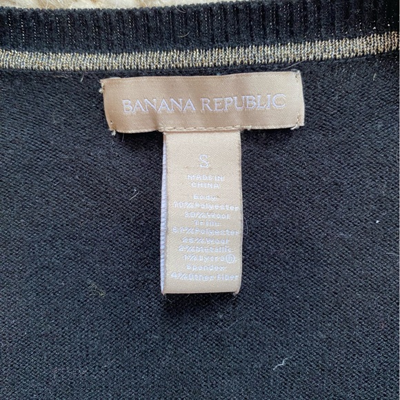 Banana Republic Black Sweater Size Small - Picture 4 of 5
